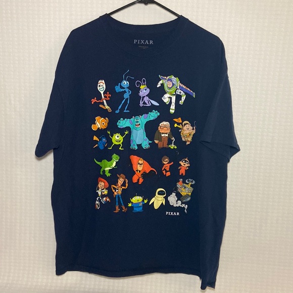 Disney Pixar Shirts Disney Pixar Navy Blue T Shirt Men Poshmark
